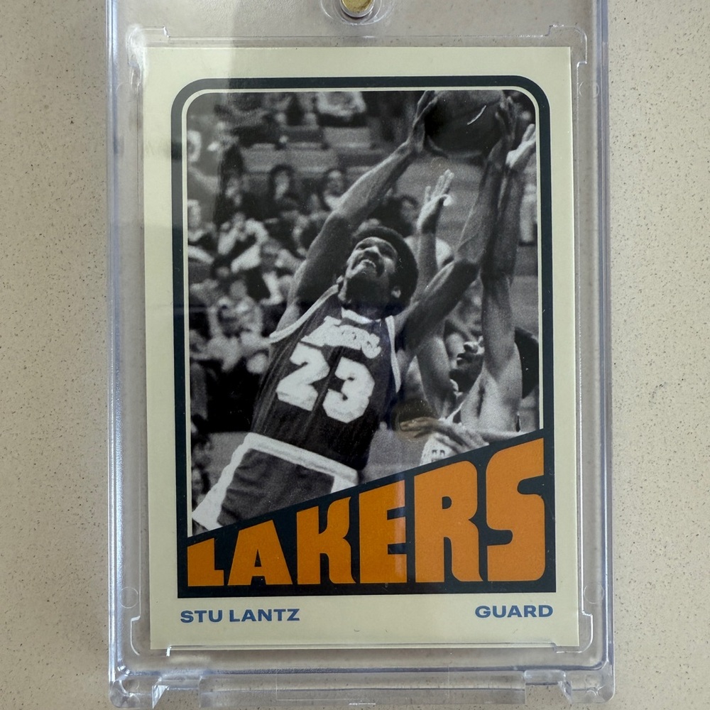 Vintage Lakers Basketball Card